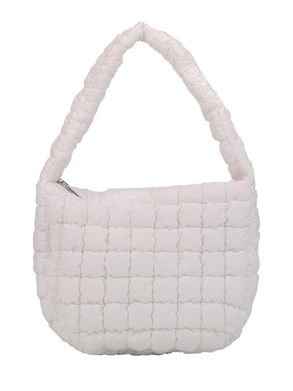 Women's Off-White Quilted Cloud Puffer Shoulder Bag